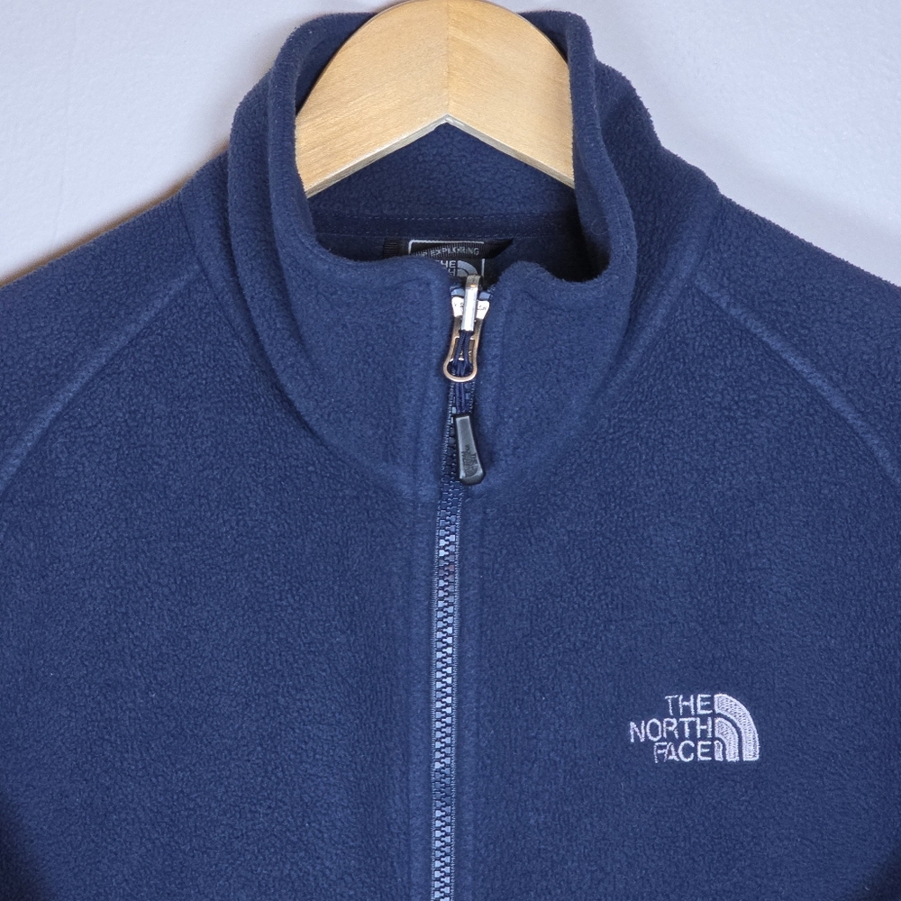 The North Face Women's Blue Fleece Zip Up Jacket Medium Outdoors Athleisure - Picture 5 of 16